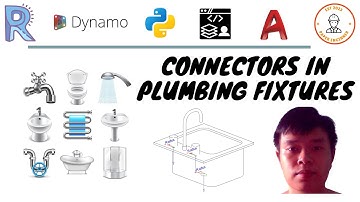 B18 - Tạo connectors cho thiết bị vệ sinh | Connectors in Plumbing Fixtures |  Kỹ sư giấy
