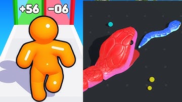 Tall Man Run VS Snake Clash -  MAX LEVEL Gameplay Walkthrough  Android NEW UPDATE Ep 1