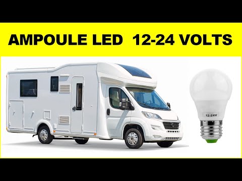 AMPOULE LED 12V spécial lampe éclairage VAN caravane  CAMPING car panneau solaire photovoltaïque