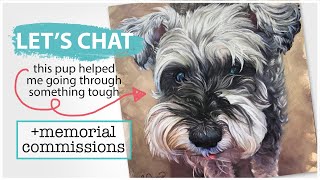 My Feelings About Painting Memorial Commissions & TIMELAPSE