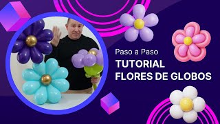 🎈 Tutorial de Decoración con Globos: Crea una Flor de 8 Pétalos con Globos de 5 Pulgadas 🌸2024 2025