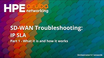 SD WAN Troubleshooting IP SLA   Part 1   How it works