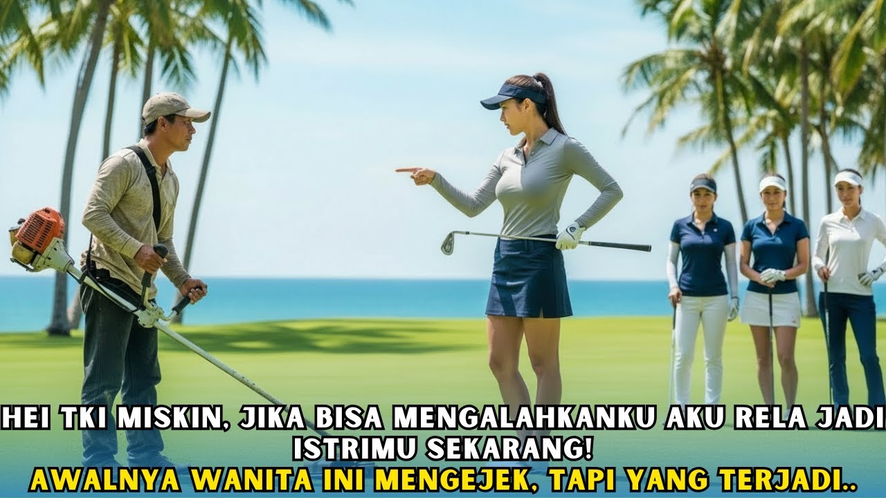 "Kamu itu Hanya Tukang Potong Rumput, Lawan Aku di Lapangan Ini!" Ucap Atlet Golf Pada TKI Miskin