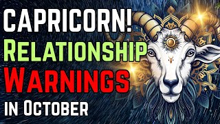 CAPRICORN – DON’T IGNORE THESE 3 RELATIONSHIP ALARMS