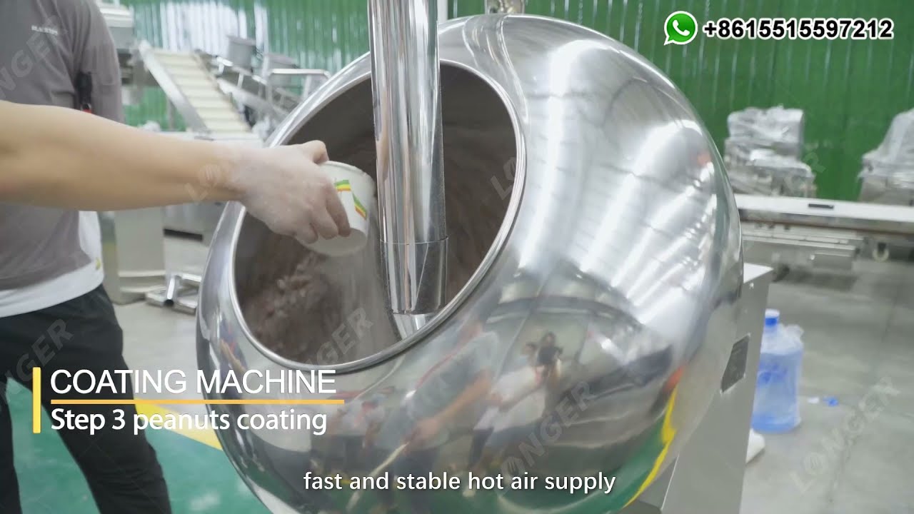 2021 New Coated Peanut Production Line / Peanut Coating Machine