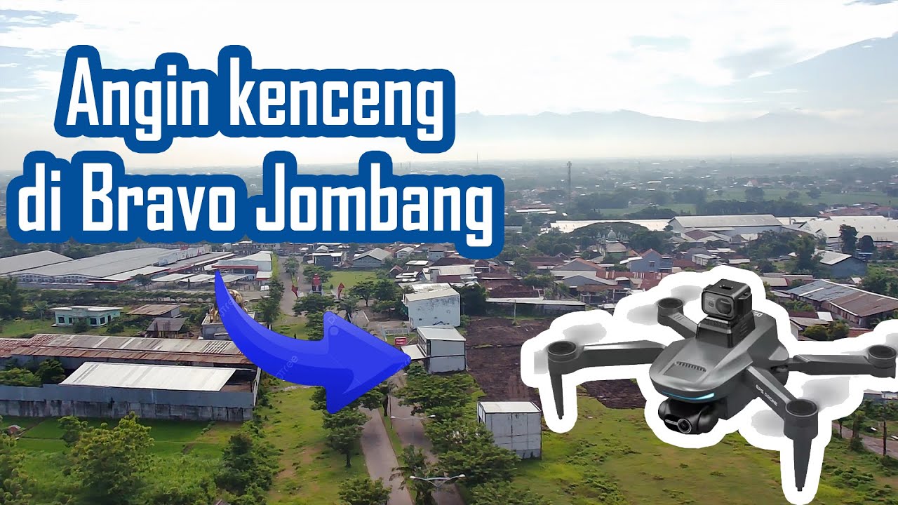 nerbangin dron nya di area swalayan Bravo jombang pakai  Drone LYZRC L200 Pro Max