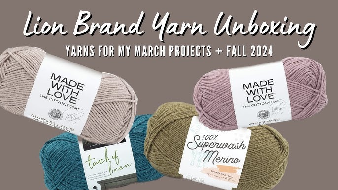 NEW Yarn Review - Lion Brand Cover Story Super Bulky Yarns 