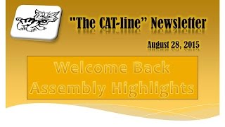 Faras Elementary Welcome Back Assembly Highlights 2015