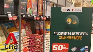 FairPrice offers half-price member discounts on selected essential items screenshot 3