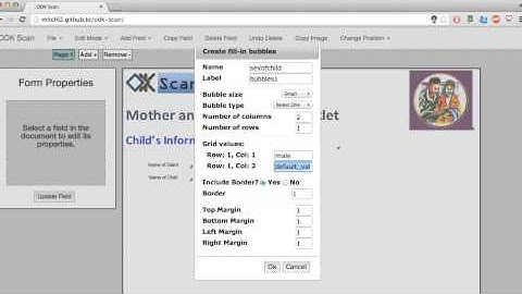 ODK Scan Form Designer Tutorial - Video 5: Fill-in Bubbles and Checkboxes