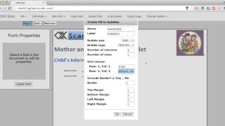 ODK Scan Form Designer Tutorial - Video 5: Fill-in Bubbles and Checkboxes
