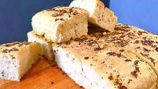 The Best Garlic Herbs Focaccia Bread | 美味芳香意大利佛卡夏香草面包