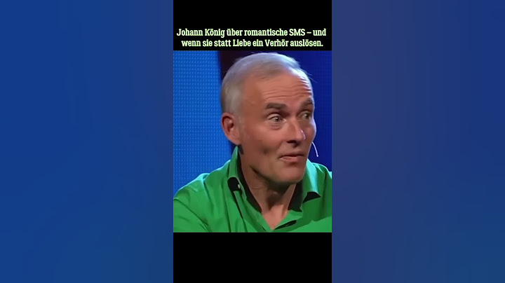 Johann König schreibt seiner Frau eine liebevolle SMS – romantisch, ehrlich, ganz er selbst.