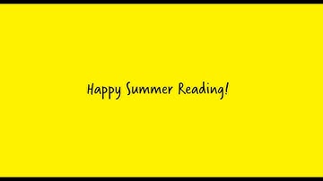 Welcome to Summer Reading 2020!