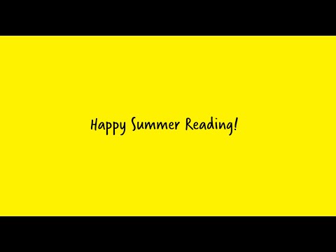 Welcome to Summer Reading 2020!