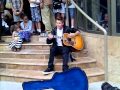 Justin Bieber Busking in Stratford - June 16th 2012 - Baby Baby