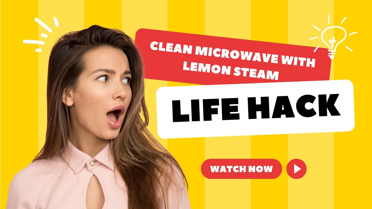 Clean Your Microwave FAST with Lemon Steam! 🍋✨