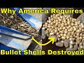 American Military Spent Brass Shells, Why & How The USA Destroys Brass Shells After Firing?