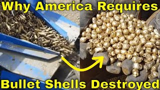 American Military Spent Brass Shells, Why & How The USA Destroys Brass Shells After Firing?