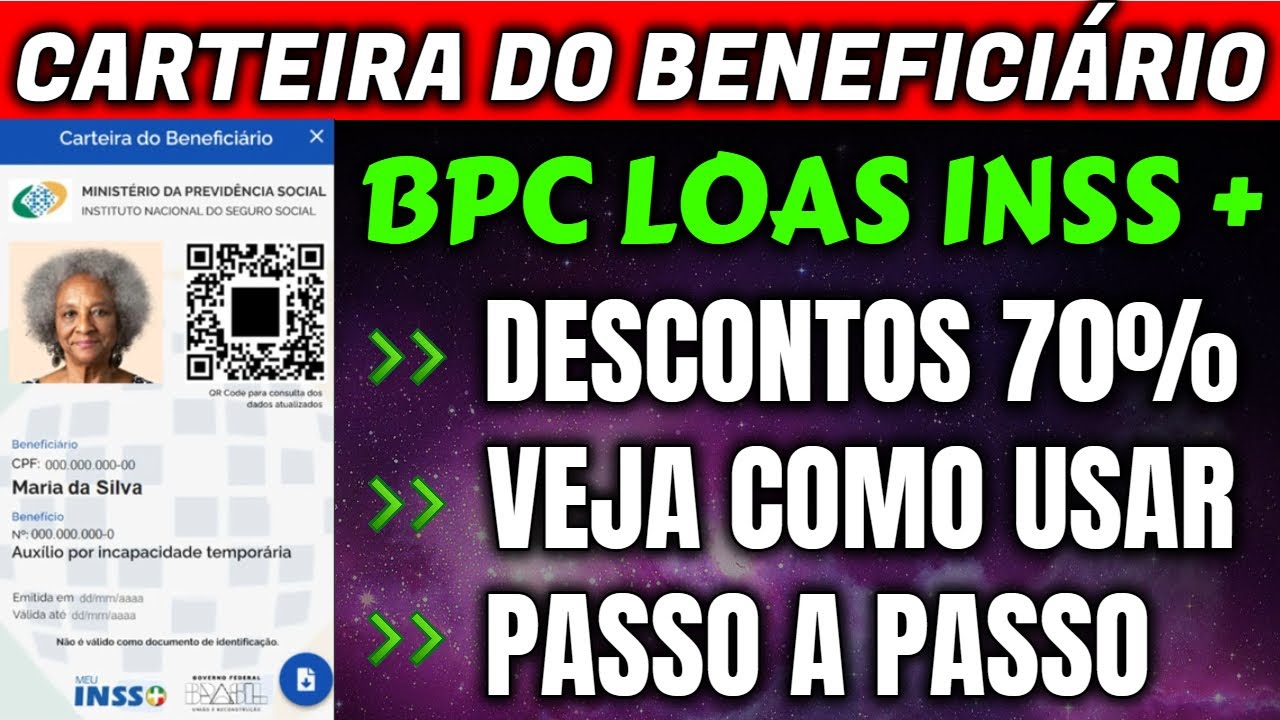 ️ ESTÁ VALENDO! NOVO CARTÃO DO BENEFICIÁRIO BPC LOAS COMO FUNCIONA O ...