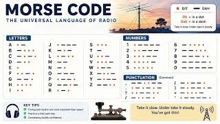 Morse code practice recorded live on 80m 23-08-2026