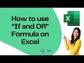 How to use “If and OR” function on Excel #Spreadsheet #MSOffice #OfficeSkill #ComputerCourse #Amzine