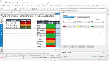 LibreOffice CALC | Formatação Condicional | Como fazer formatação condicional no Calc
