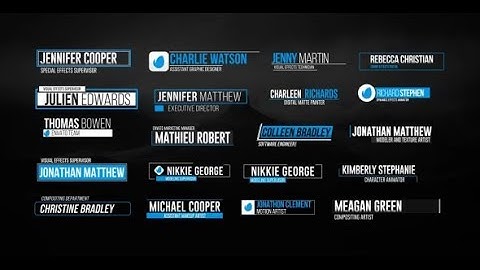 After Effects Project Files: Elements - Lower Third