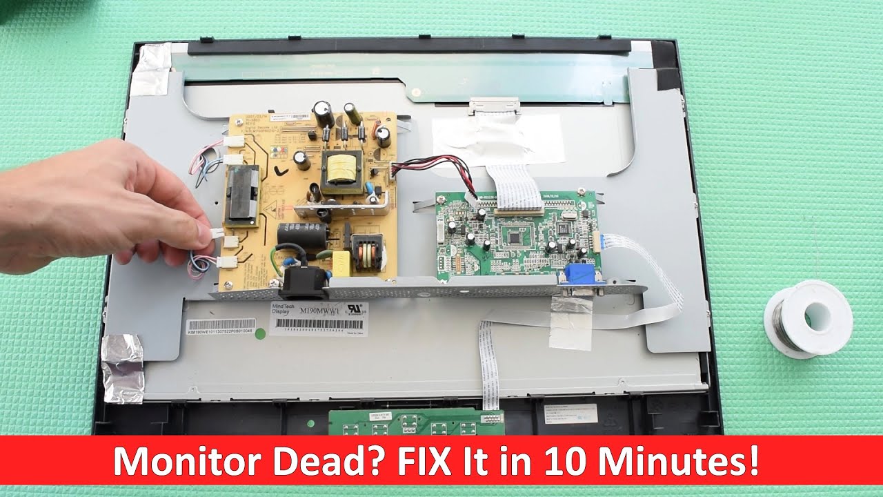New How to fix any Monitor with the most Common Problems. Fixing another ViewSonic Monitor in 10 minutes
