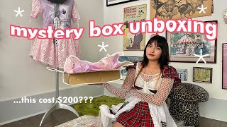 $200 MYSTERY BUNDLE UNBOXING // i waited *7 MONTHS* for this box...