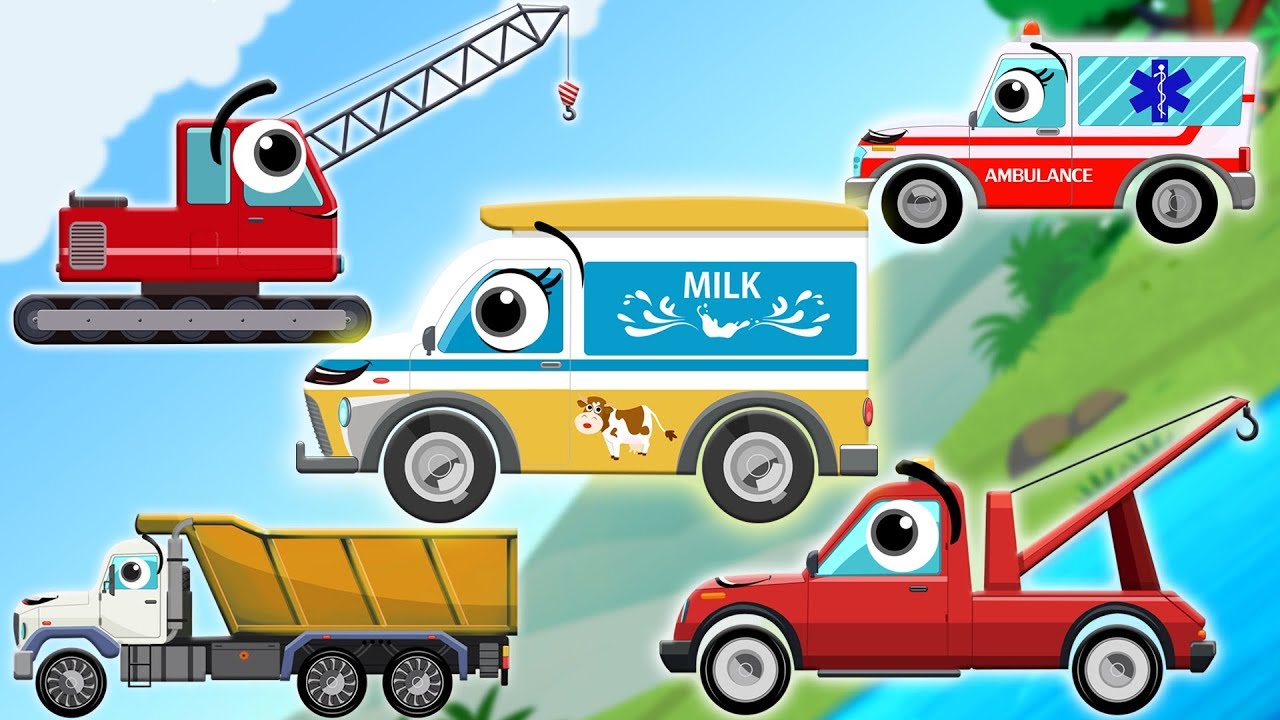 Helping Hand | Tow Truck | Ambulance | Milk Van - YouTube