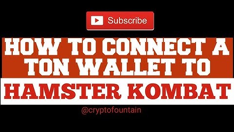 HOW TO CONNECT TON WALLET TO HAMSTER KOMBAT. #cryptoairdrop #hamsterkombat #tonwallet #airdrop #btc