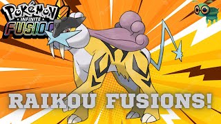 Ranking the best Raikou fusions! From 40 to 31! Pokemon infinite fusio