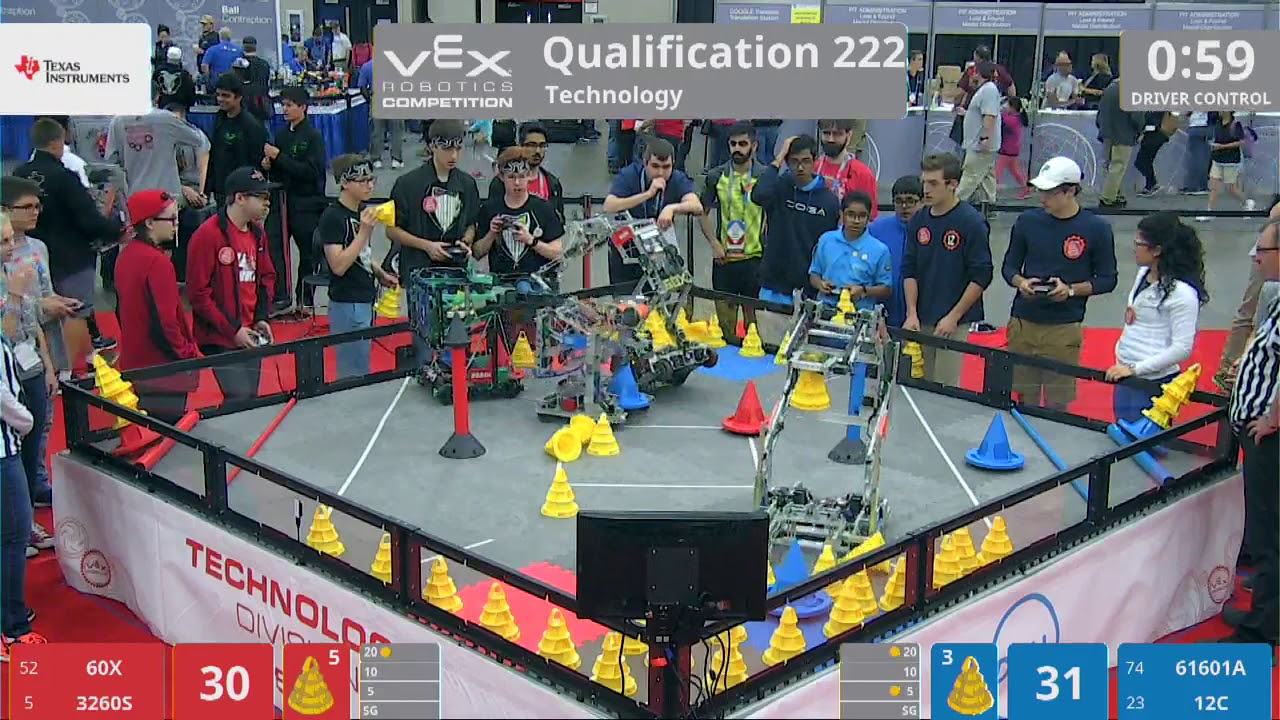 2018 VRC Tech Q222 - 60X 3260S vs 61601A 12C - 83 to 45