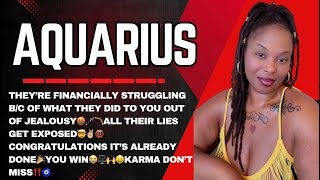 Aquarius♒️They’re Financially Struggling B/C Of What They Did 2U‼️It’s Done Karma Don’t Miss🌪️✌🏼📵