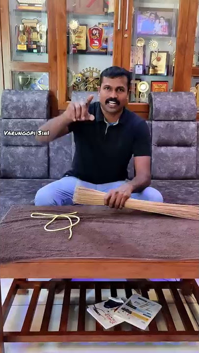 Let's learn how to tie a broom Knots can be learned Varungopis Tips | kayar kettukal | Episode 168