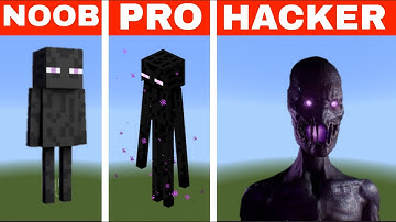 Minecraft Pixel art (Noob vs Pro vs Hacker) Enderman
