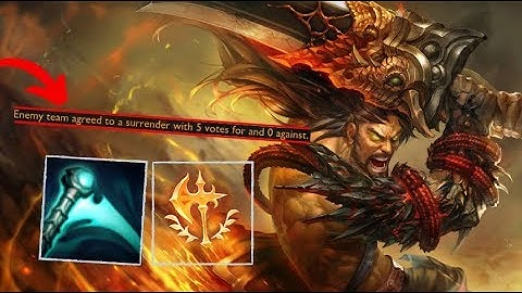 How to make the enemy team surrender in 16 Mins