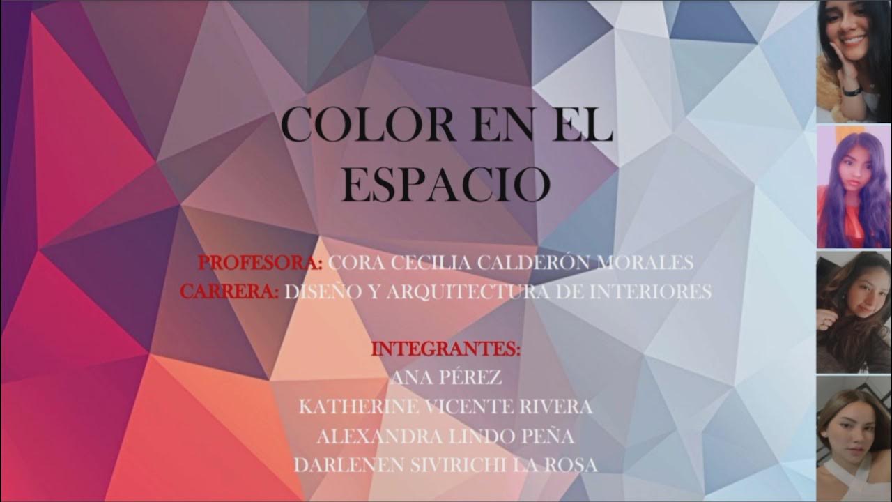 Color en el Espacio YouTube