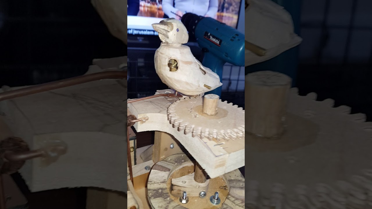 Automaton whistling bird trial