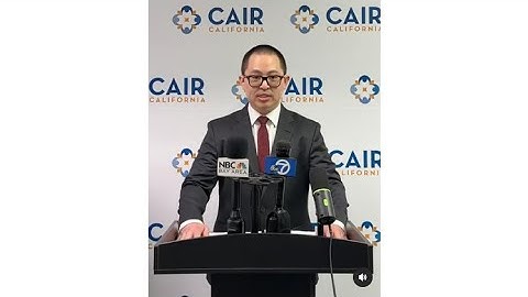 Press Conference: CAIR designates Stanford University a hostile campus