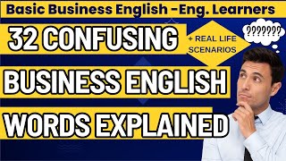 32 Confusing Business English Words Explained!