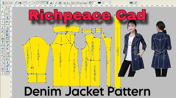 "How to Create a Denim Jacket Pattern in Richpeace Software | Step-by-Step Tutorial"