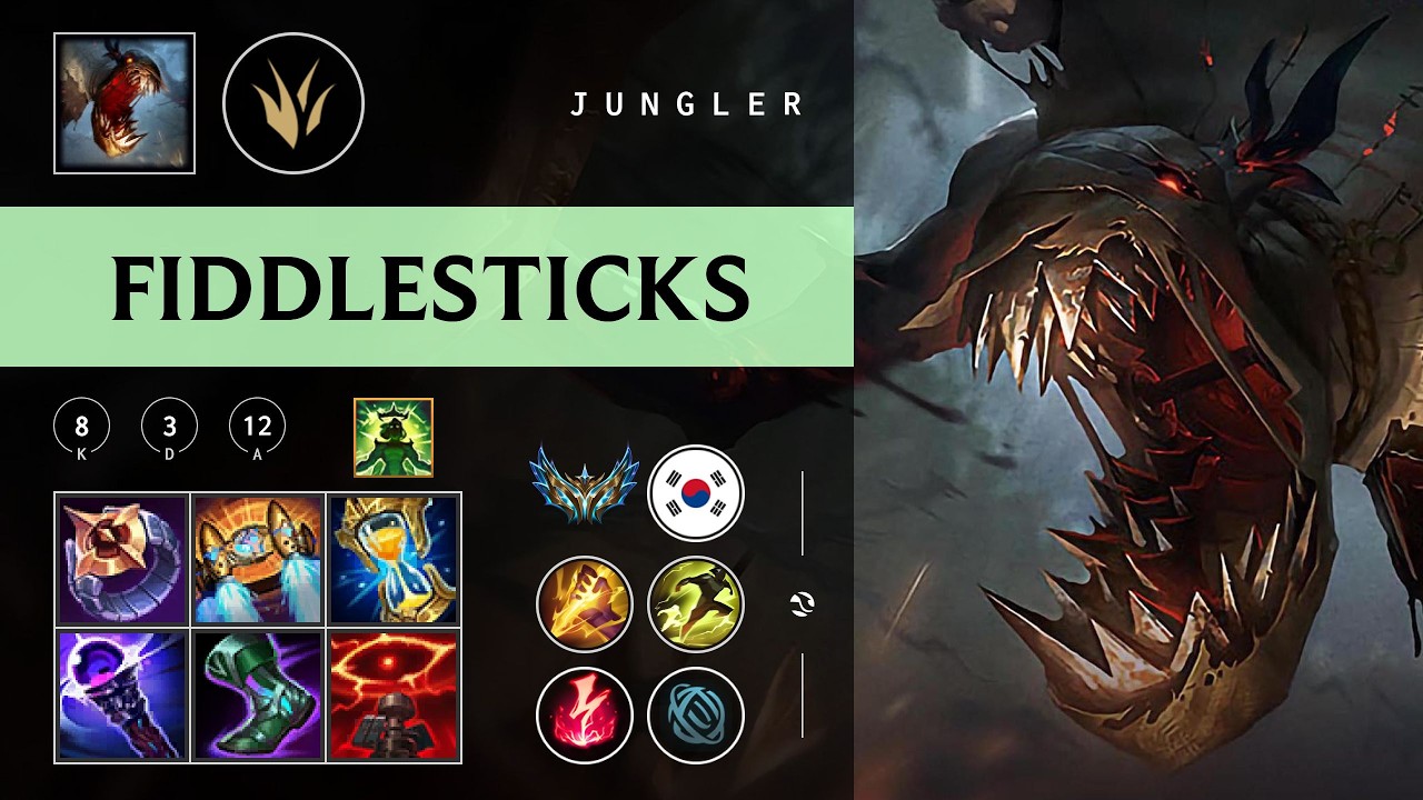 Fiddlesticks Jungle vs Graves - KR Challenger Patch 26.04