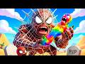 All SUPERHEROES ARE DEAD?! 😭 Giant Web Monster Attack (Part 2)