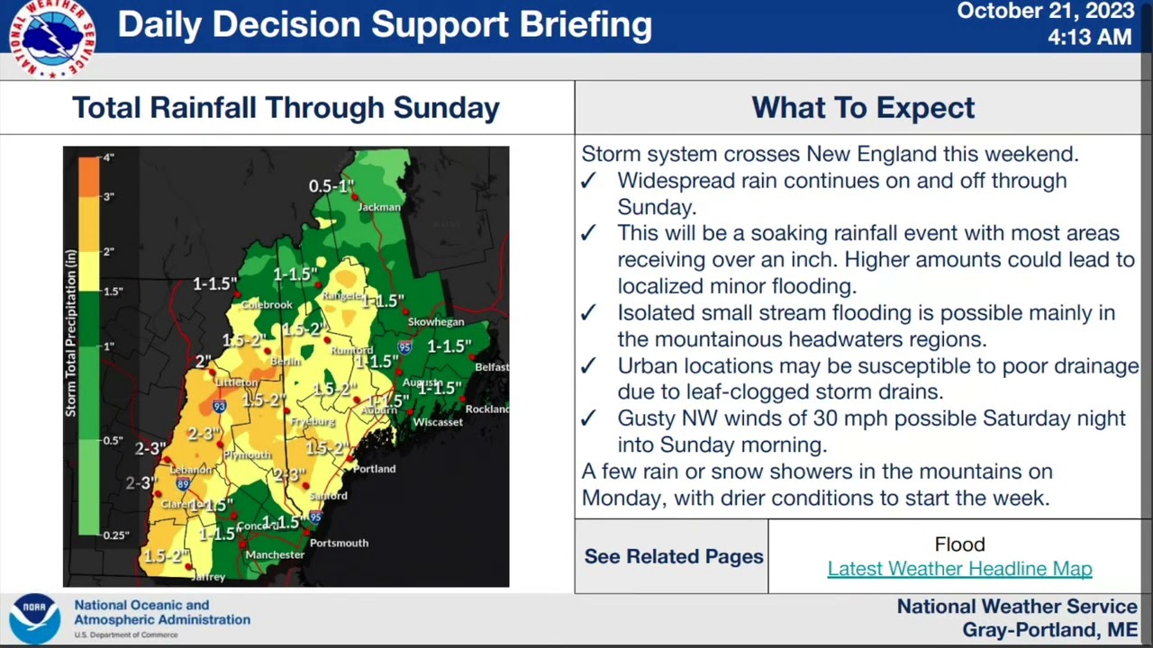 Quick Weather Weekend: Gale Warning and Freeze advisory