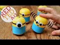 Minion crafts   make wobbly minion weebles from plastic eggs or kindersurprise capsules
