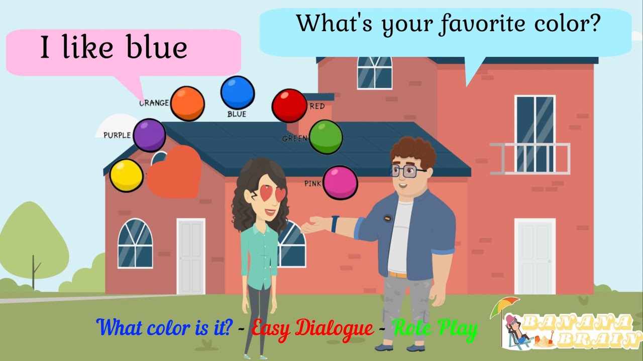 Practice Colors with BananaBrain🍌! 🎨 Real Conversation: What's Your Favorite Color?