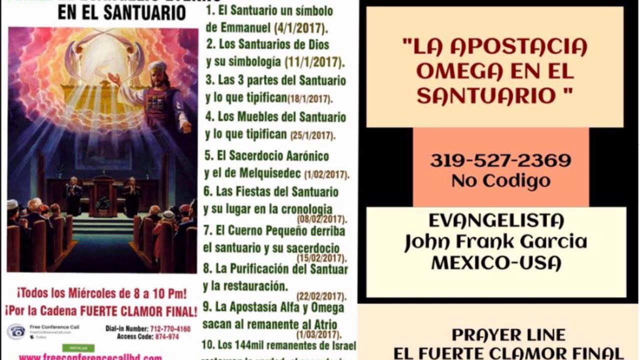 LA APOSTACIA OMEGA EN EL SANTUARIO- JOHN FRANK GARCIA camera iphone 8 plus apk