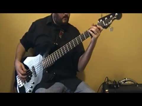Nevermore - The River Dragon Has Come (Bass Cover) - Progressive/Thrash Metal Bass Lesson